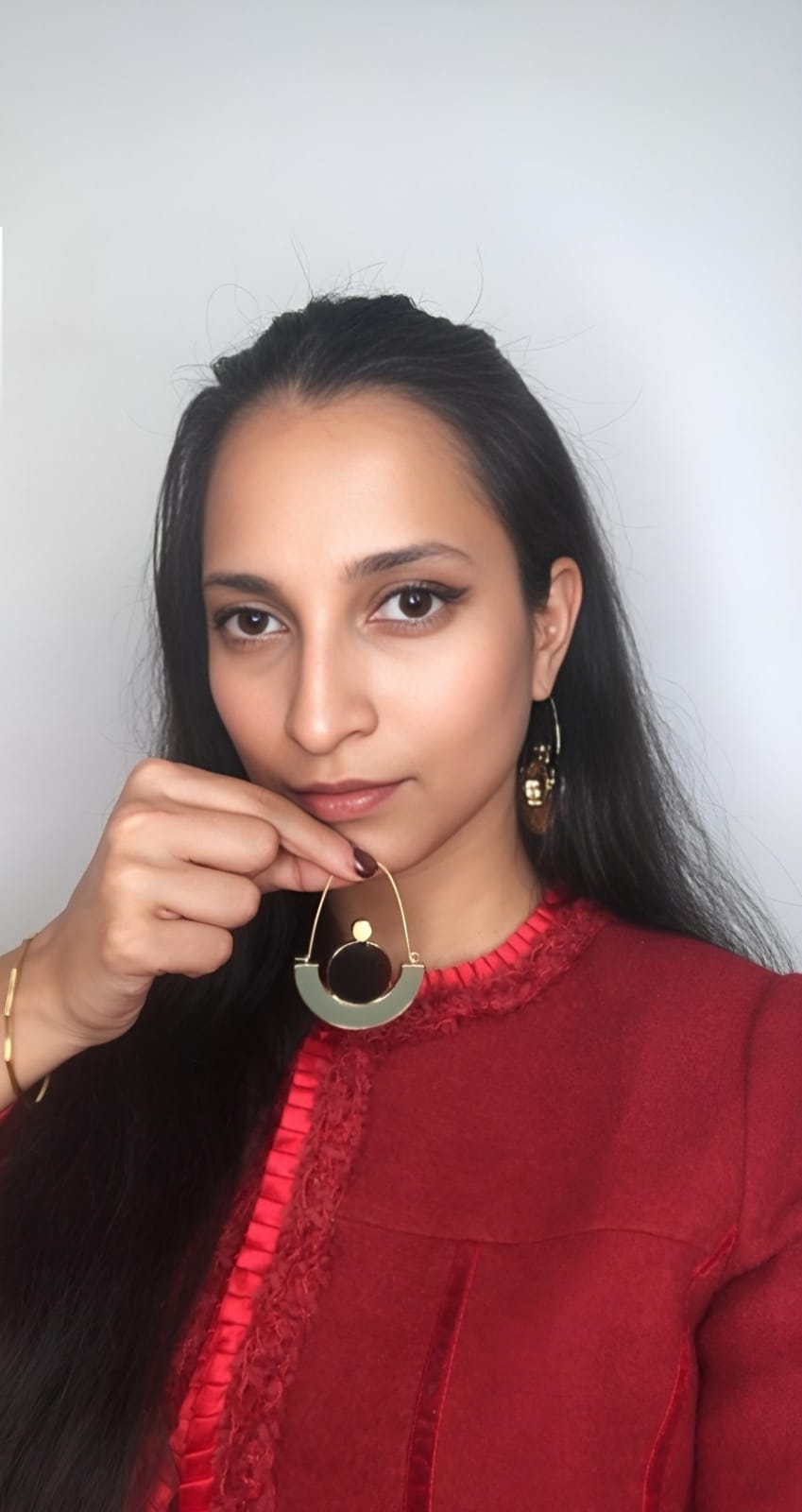 Baddha Konasana Yoga-Inspired Handcrafted Earrings