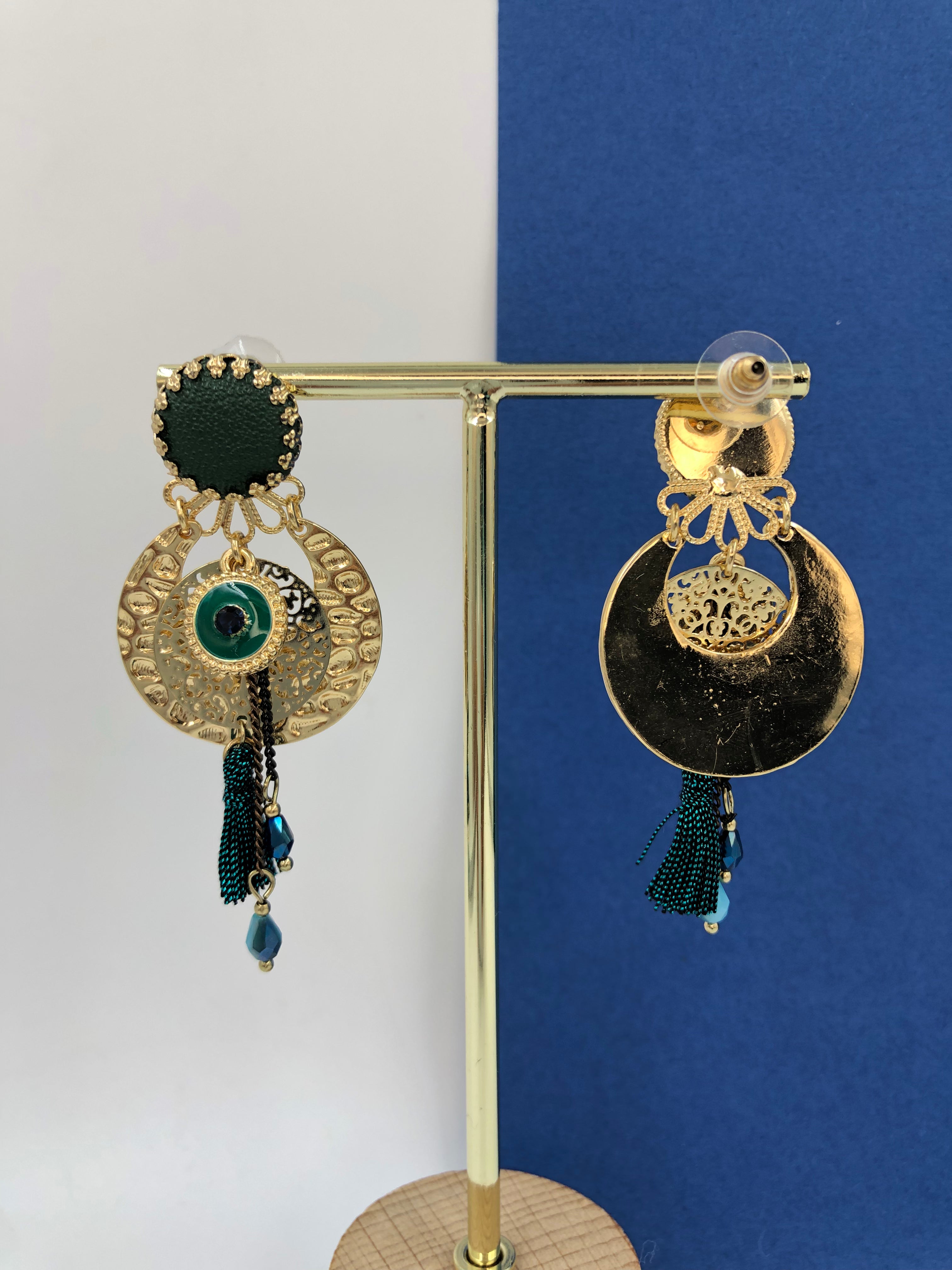 Protective Charm: Evil Eye Danglers