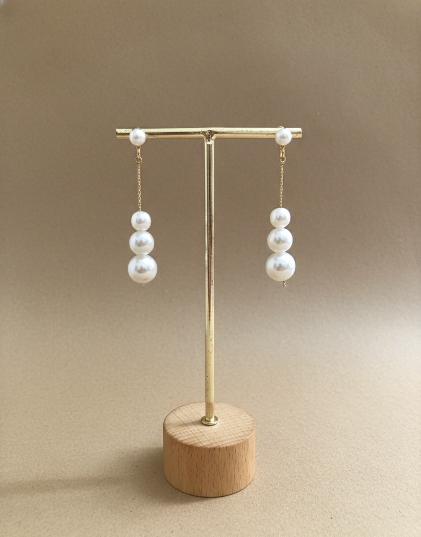 The Triple Pearl Cascade Drops