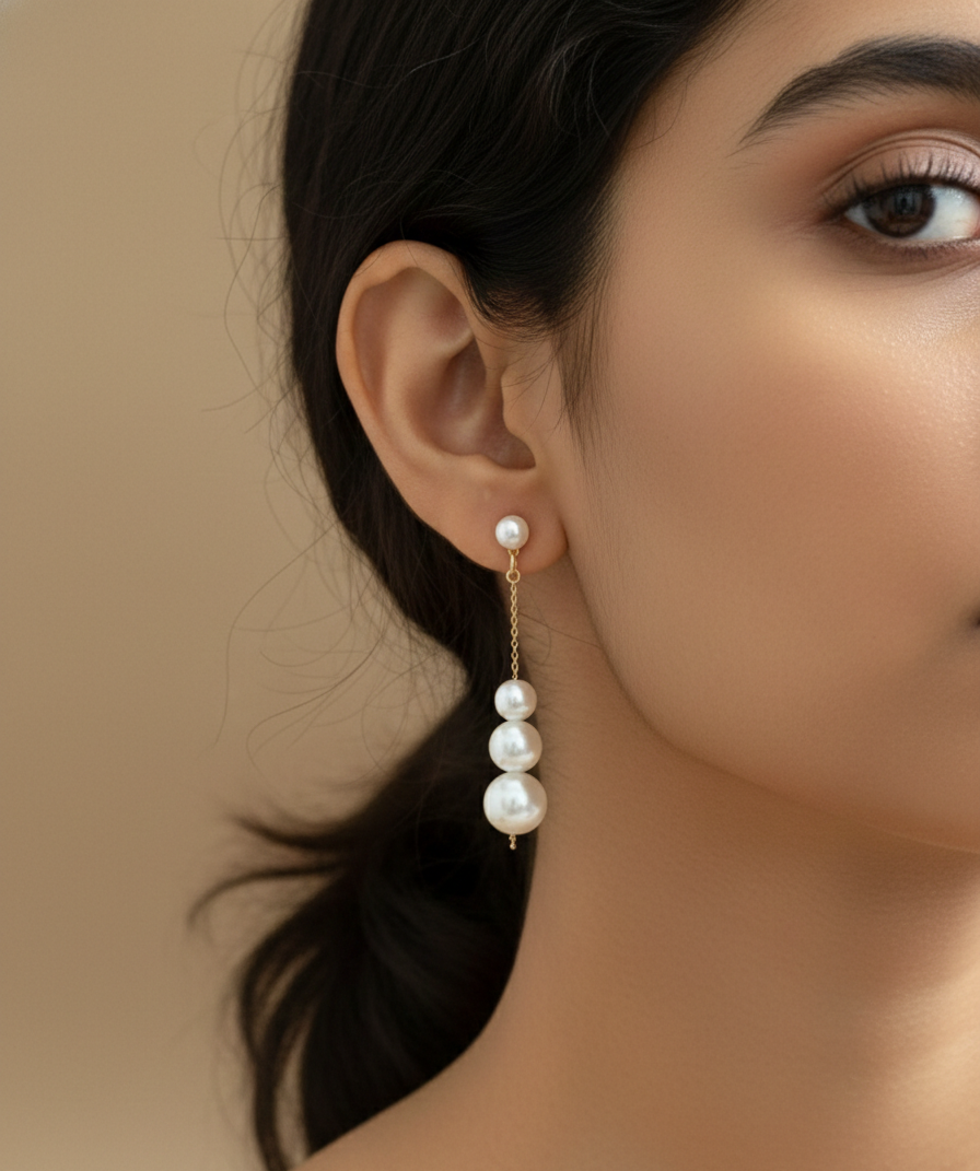 The Triple Pearl Cascade Drops