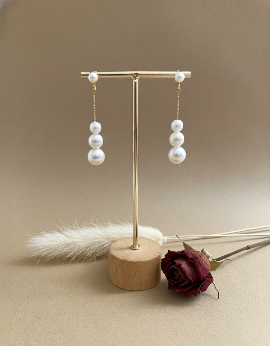 The Triple Pearl Cascade Drops