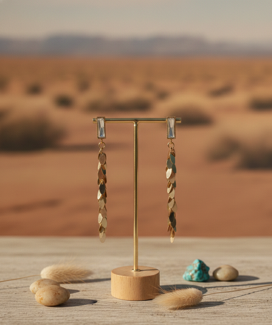 The Cascading Sequin Drop