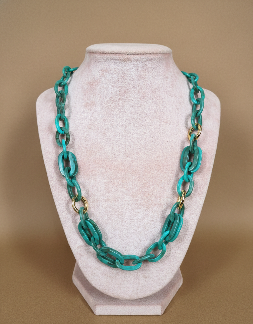 The Teal Luxe Link Necklace